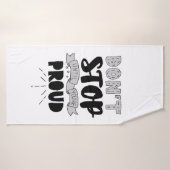 Stop niet Athletic Quote zelf Pride Quote Succes Badhanddoek (Badhanddoek)