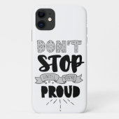 Stop niet Athletic Quote zelf Pride Quote Succes Case-Mate iPhone Case (Achterkant)