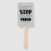 Stop niet Athletic Quote zelf Pride Quote Succes Handwaaier (Achterkant)