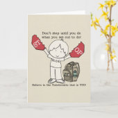 Stop niet kaart (Gele Bloem)