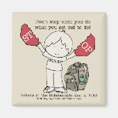 Stop niet magneet (Voorkant)