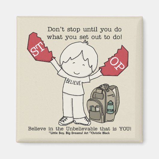 Stop niet magneet (Voorkant)