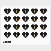 Stop niet Meow Schattige Freddie Cat Hart Sticker (Vel)