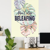 Stop niet met belegeren. poster (Thuiskantoor)