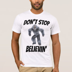 STOP NIET MET BELIEVIN' BIGFOOT T-SHIRTS VINTAGE