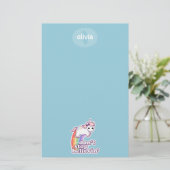 Stop niet met Believin in Unicorns Briefpapier (Staand voorkant)