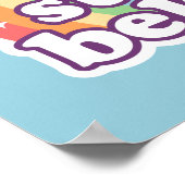 Stop niet met Believin in Unicorns Poster (Hoek)