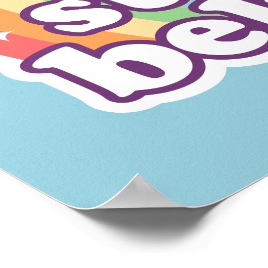 Stop niet met Believin in Unicorns Poster (Hoek)