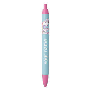 Stop niet met Believin in Unicorns Zwarte Inkt Pen