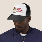 Stop niet met Believin' Santa Trucker Hat Pet (In situ)