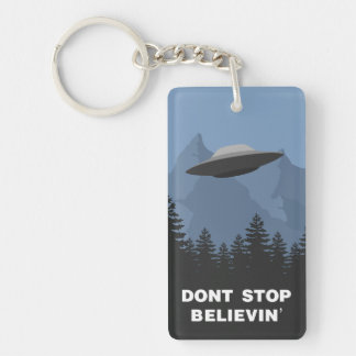 Stop niet met Believin (UFO) Sleutelhanger