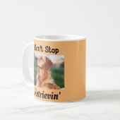 Stop niet met de Golden Retriever Champion. Koffiemok (Voorkant links)
