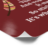 Stop niet met gedicht — grote poster afdrukken (Hoek)