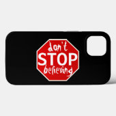 STOP niet met geloven Case-Mate iPhone Case (Achterkant (horizontaal))