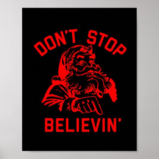Stop niet met geloven poster (Voorkant)
