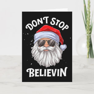 Stop Niet Met Geloven Santa Leuke Kerst Jongens Ki Kaart