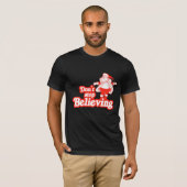 Stop niet met geloven t-shirt (Voorkant volledig)