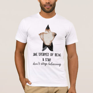 Stop niet met geloven t-shirt