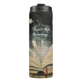 "Stop niet met geloven." Thermische getumbler Thermosbeker (Voorkant)