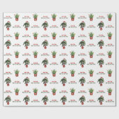 Stop niet met het Beleafing Potted Planten Kerstmi Cadeaupapier (Vlak)