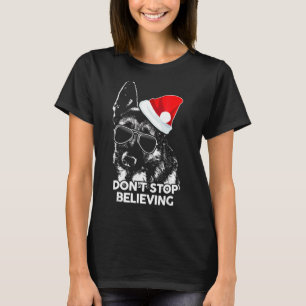 Stop niet met het geloven van de Duitse herderkers T-shirt