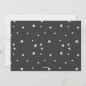 Stop niet met het geloven van de kerstkaarten van  feestdagenkaart (Achterkant)