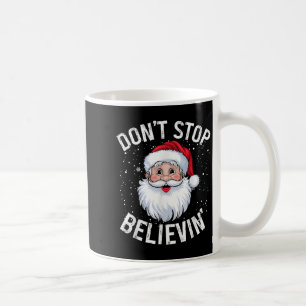 Stop niet met het geloven van de kerstman koffiemok