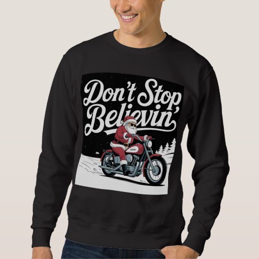 Stop niet met het geloven van een kerst T-shirt (Voorkant)
