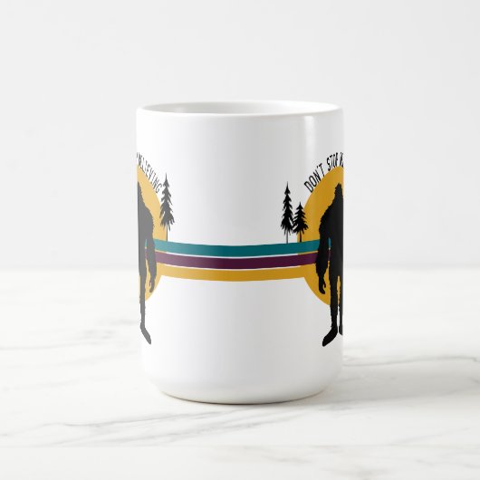 Stop niet met het geloven van Mok van Bigfoot (Center)