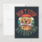 Stop niet met het ophalen briefkaart (Voorkant / Achterkant)