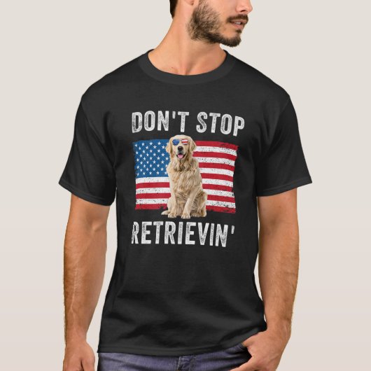 Stop niet met het terugwinnen van de Amerikaanse v T-shirt (Voorkant)