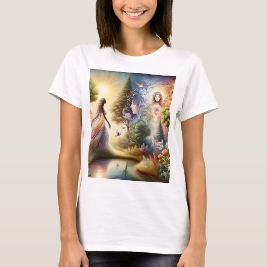 Stop niet met je dagdroom t-shirt (Voorkant)