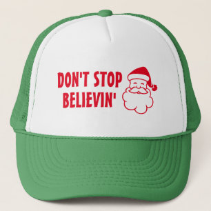 Stop niet met kerstkerstkerstpet te geloven trucker pet