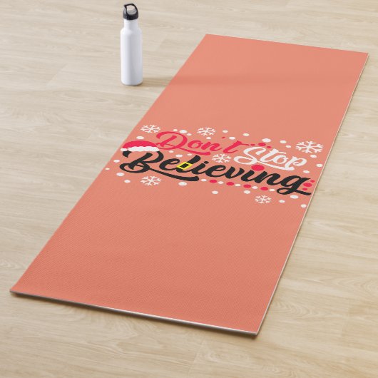 Stop niet met Kerstmis te geloven dat de rendieraa Yogamat (In situ)