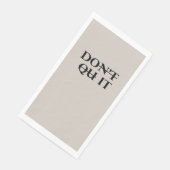 Stop niet met keukenhanddoek servet (Hoek)