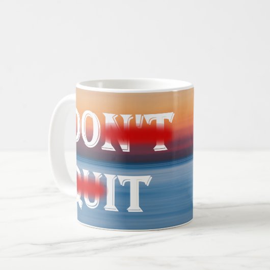 Stop niet met mok (Voorkant links)