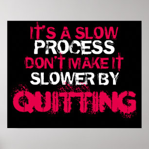 Stop niet met Motivatie Poster