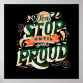 Stop niet met poster (Voorkant)