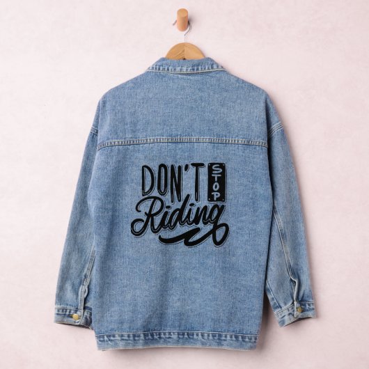 Stop niet met rijden denim jacket (Hangar)