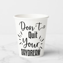 Stop niet met uw dagdroomuitnodiging en aankondigi