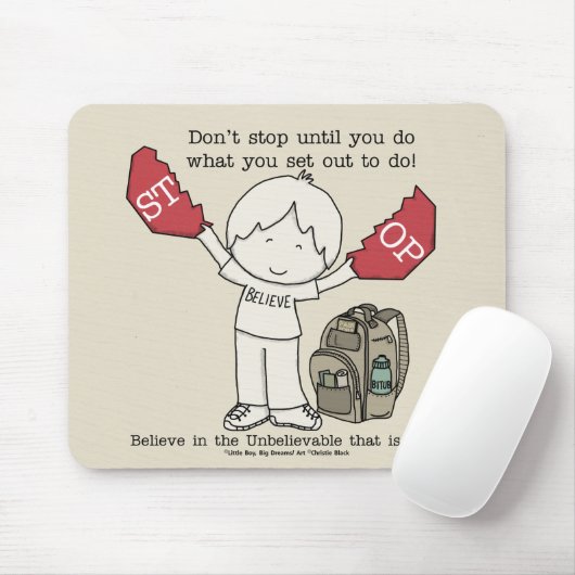 Stop niet muismat (Met muis)