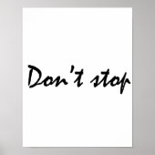 Stop niet poster (Voorkant)