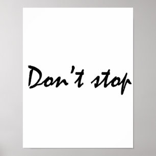 Stop niet poster