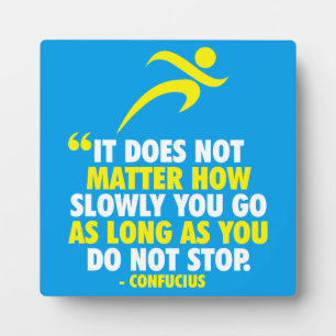 STOP NIET. Running Marathon Workout Motivatie Fotoplaat