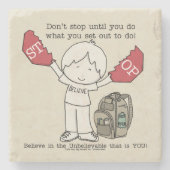 Stop niet stenen onderzetter (Voorkant)