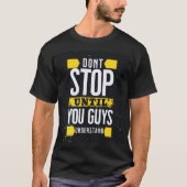 stop niet t-shirt (Voorkant)