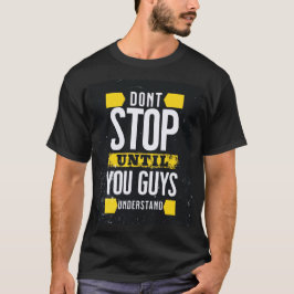 stop niet t-shirt