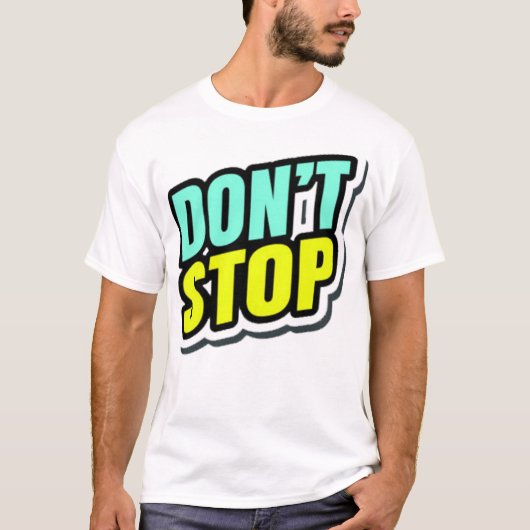 Stop niet t-shirt (Voorkant)