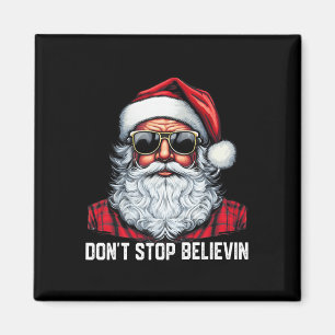 Stop niet te geloven Santa Fun Christmas Boys Kind Magneet