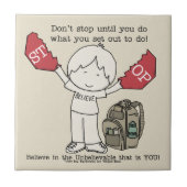 Stop niet tegeltje (Voorkant)